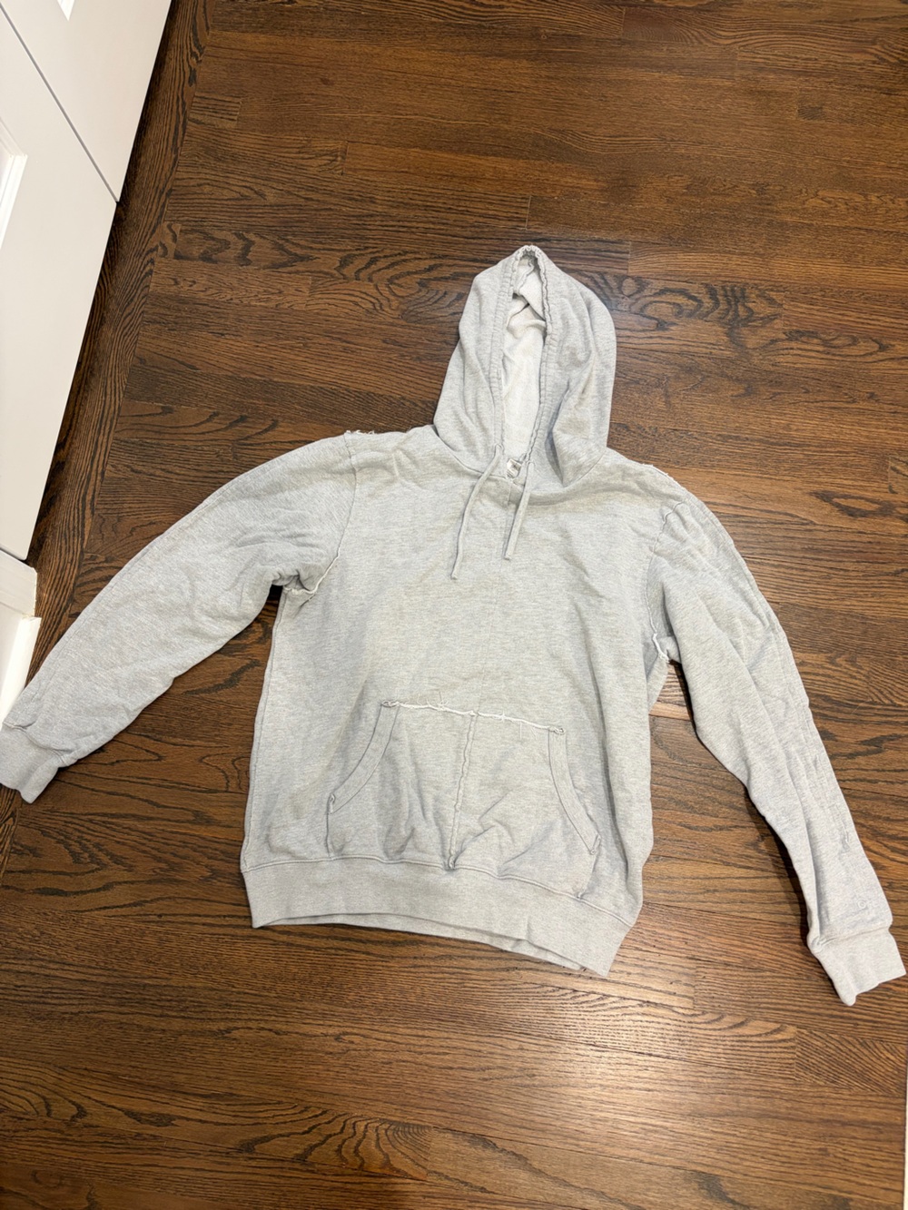 Men’s Light Gray Hooded Sweatshirt - Alo